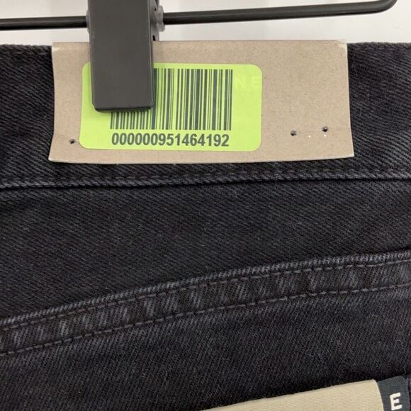 NWT Everlane Black Denim Organic Cotton The Slim Fit Cropped Jeans Size 30x32 - Picture 10 of 14